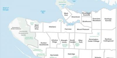 Vancouver ingatlan térképen