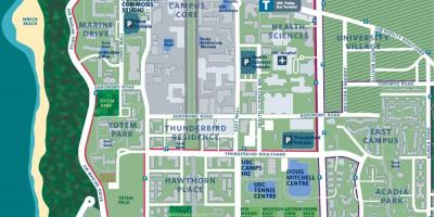 Ubc vancouver campus térkép