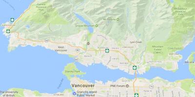 Vancouver-sziget-hegység térkép