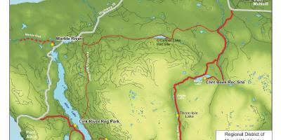 Térkép vancouver-szigeti barlangok
