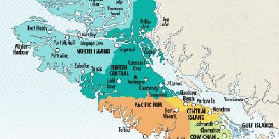 Térkép vancouver-sziget pincészetek
