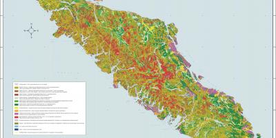 Térkép vancouver-sziget geológia