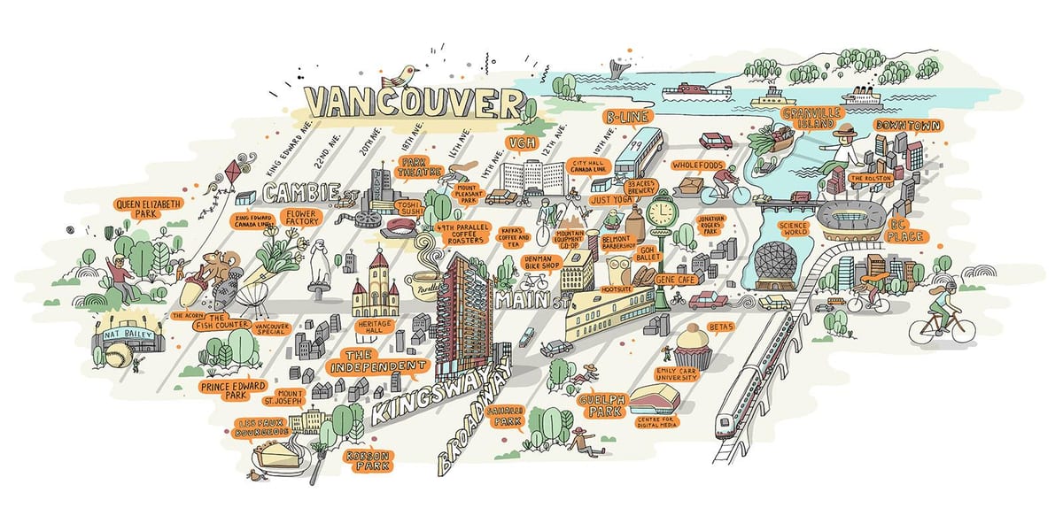 térkép vancouver éttermek