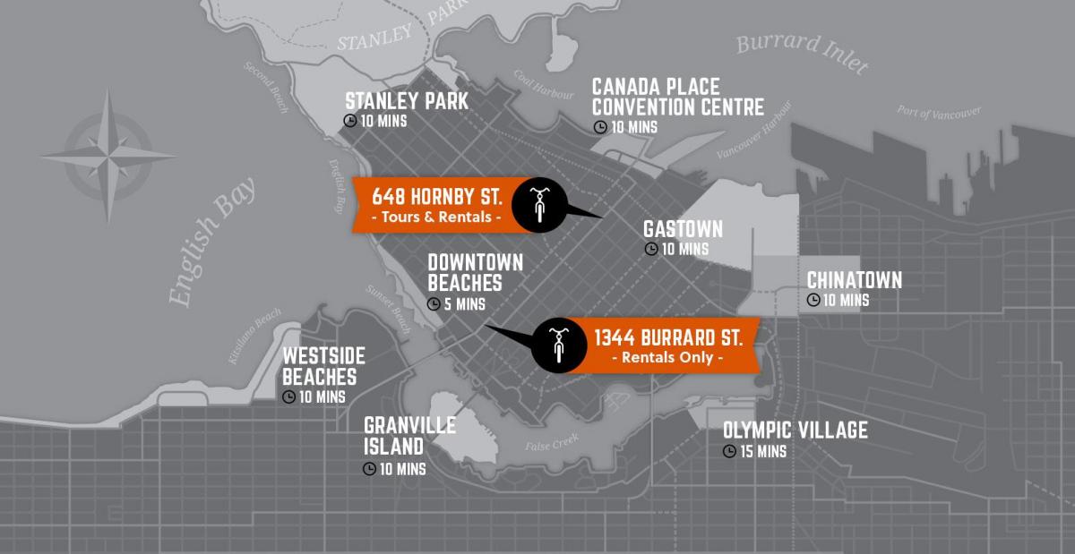 Térkép ciklus útmutató vancouver-sziget