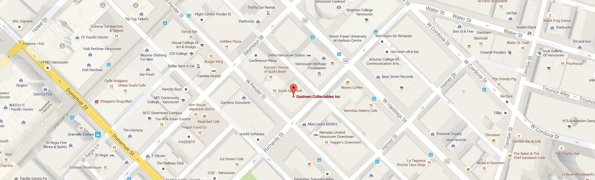 térkép gastown vancouver bc