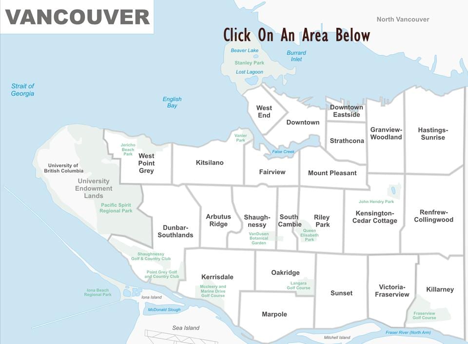 vancouver ingatlan térképen
