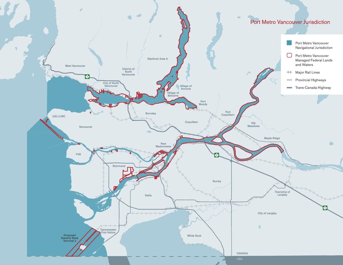 Térkép port vancouver 