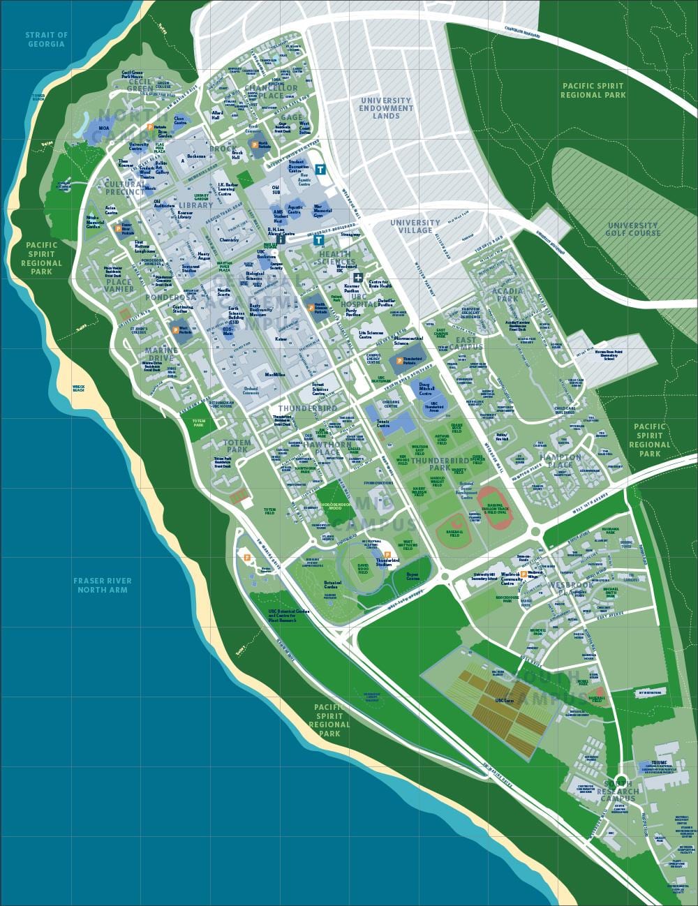 Térkép ubc vancouver