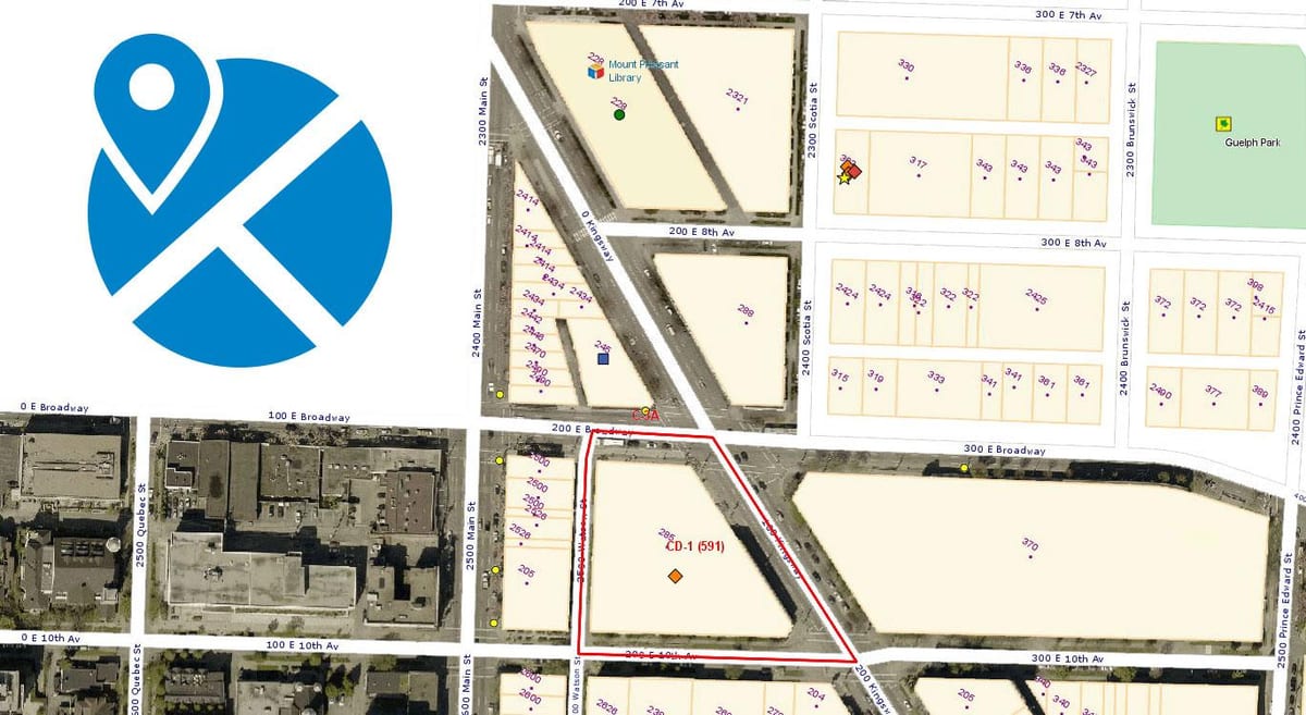 vanmap vancouver város