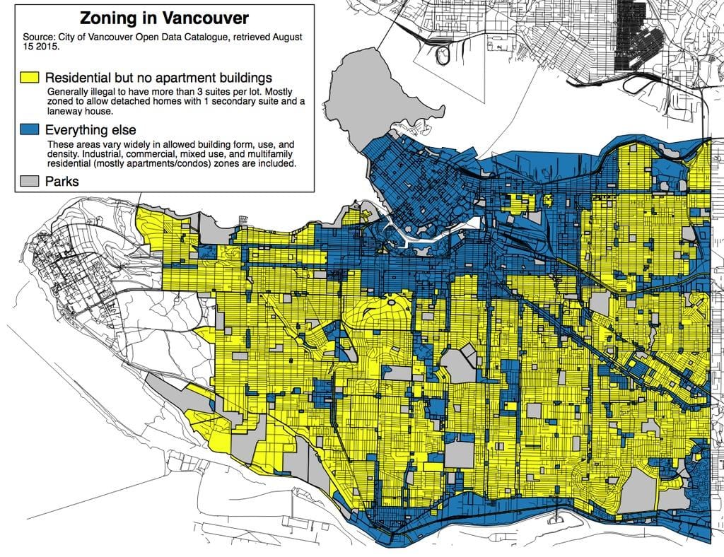 zóna térkép vancouver