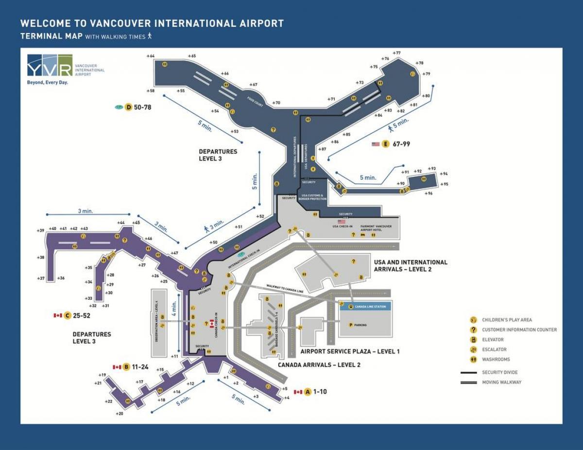 vancouver terminál térkép