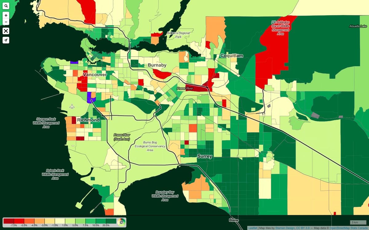 Térkép vancouver demográfia