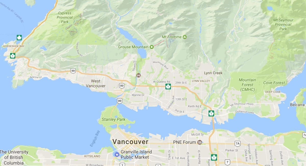 vancouver-sziget-hegység térkép