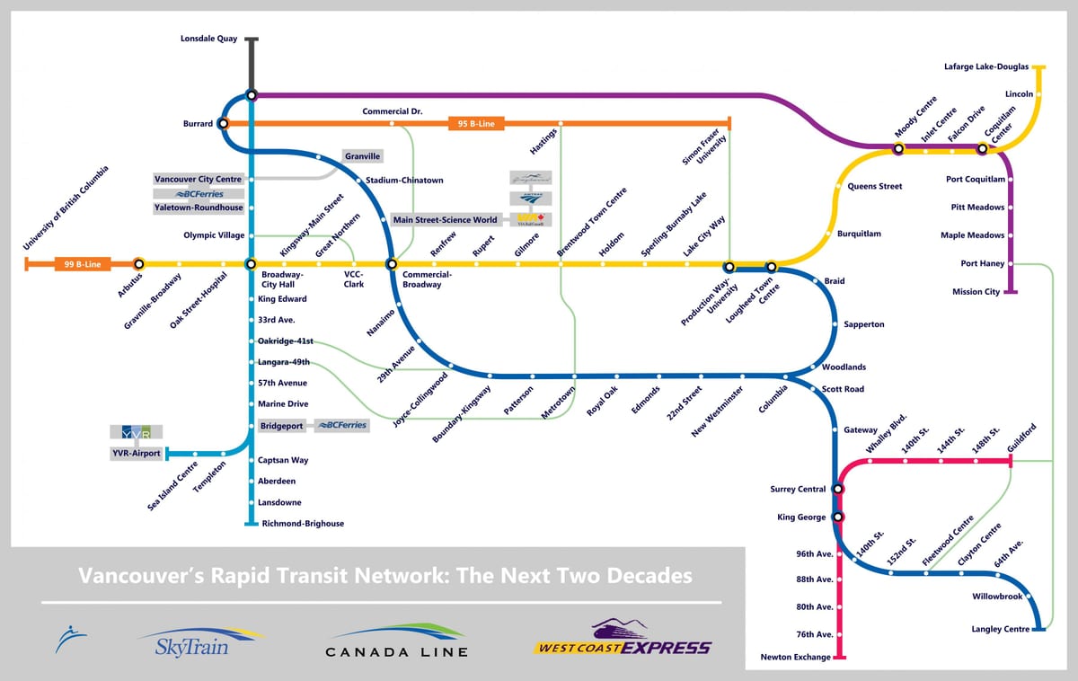 Térkép vancouver lrt 