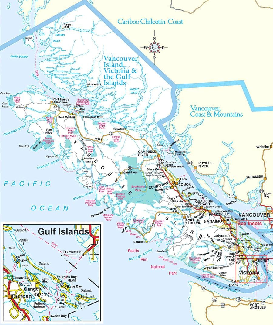 vancouver parkok térkép