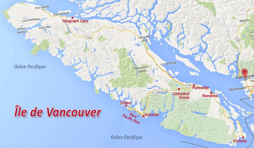 Térkép vancouver-sziget arany követelés 