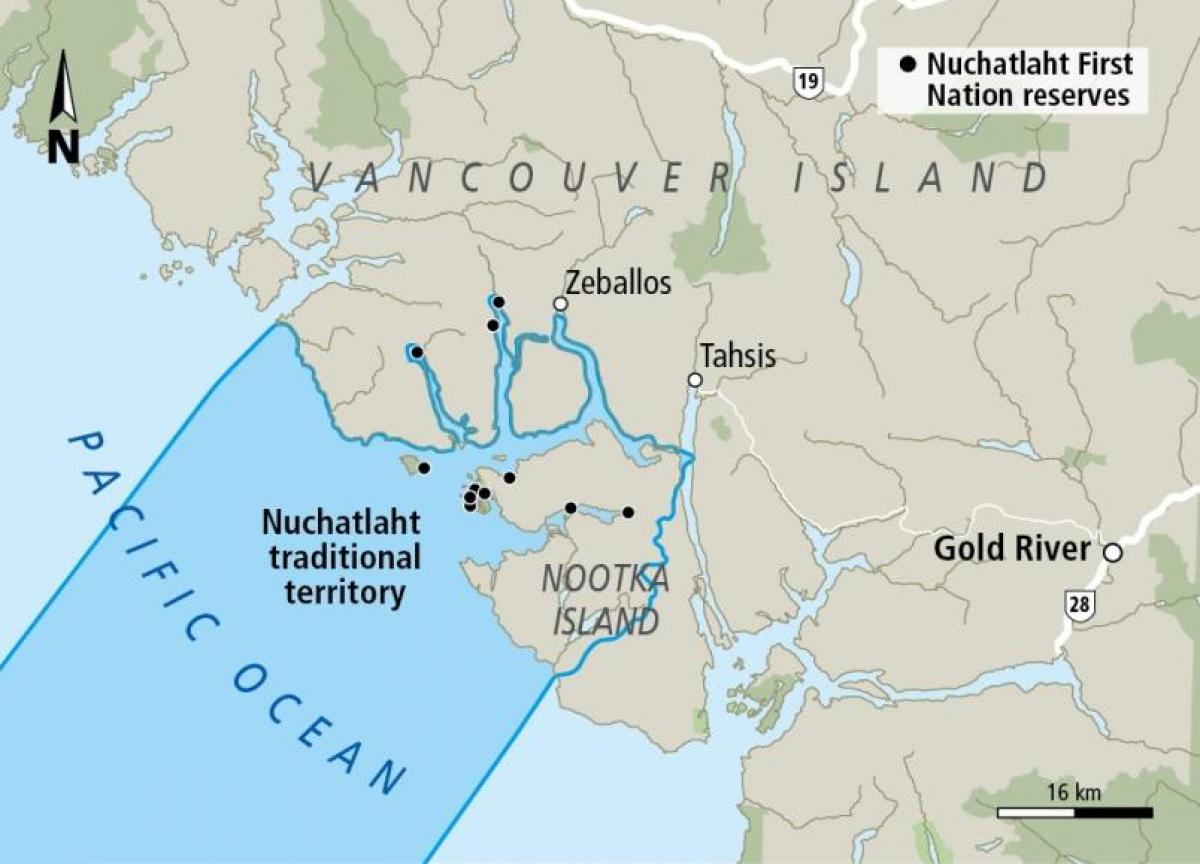 Térkép vancouver-sziget első nemzetek