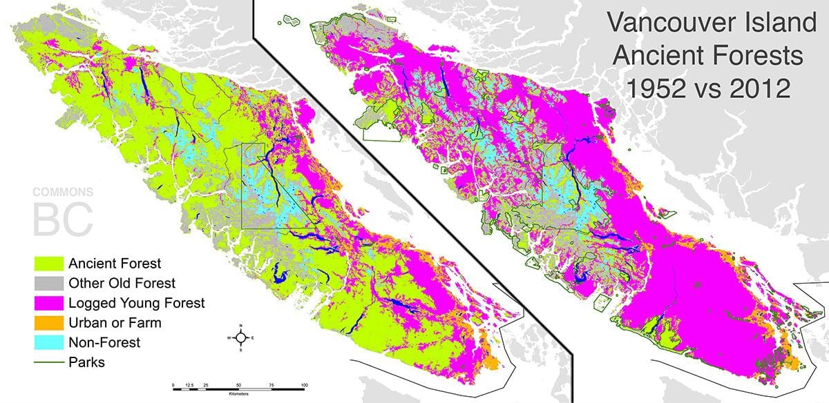 Térkép vancouver-sziget korona földje