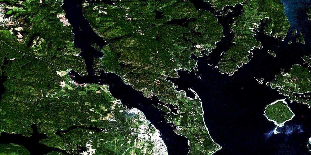 Térkép vancouver-sziget műholdas