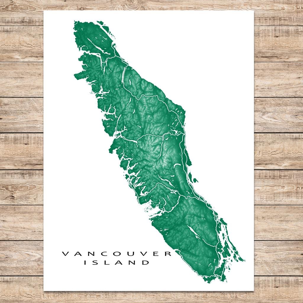 Térkép vancouver-sziget művészet