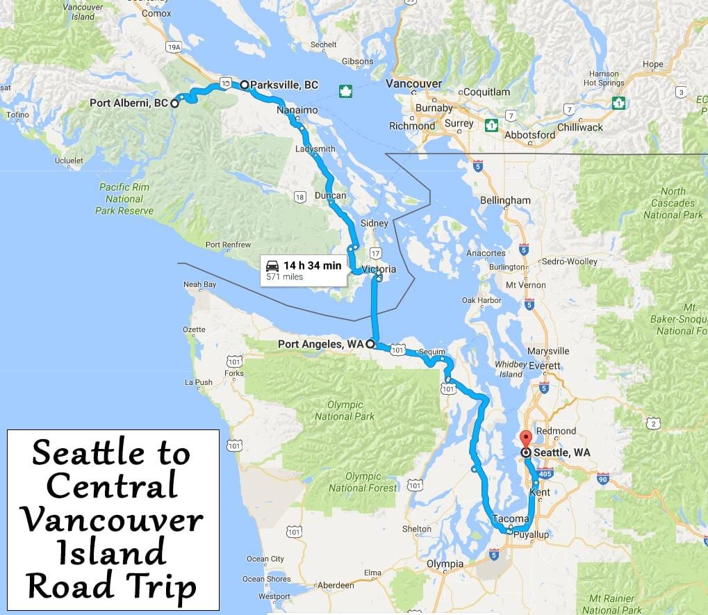 Térkép vancouver-sziget kirándulás