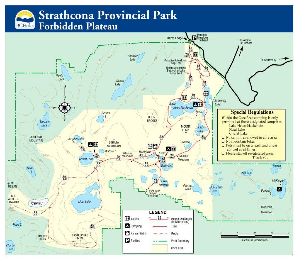 Térkép vancouver-sziget tartományi park