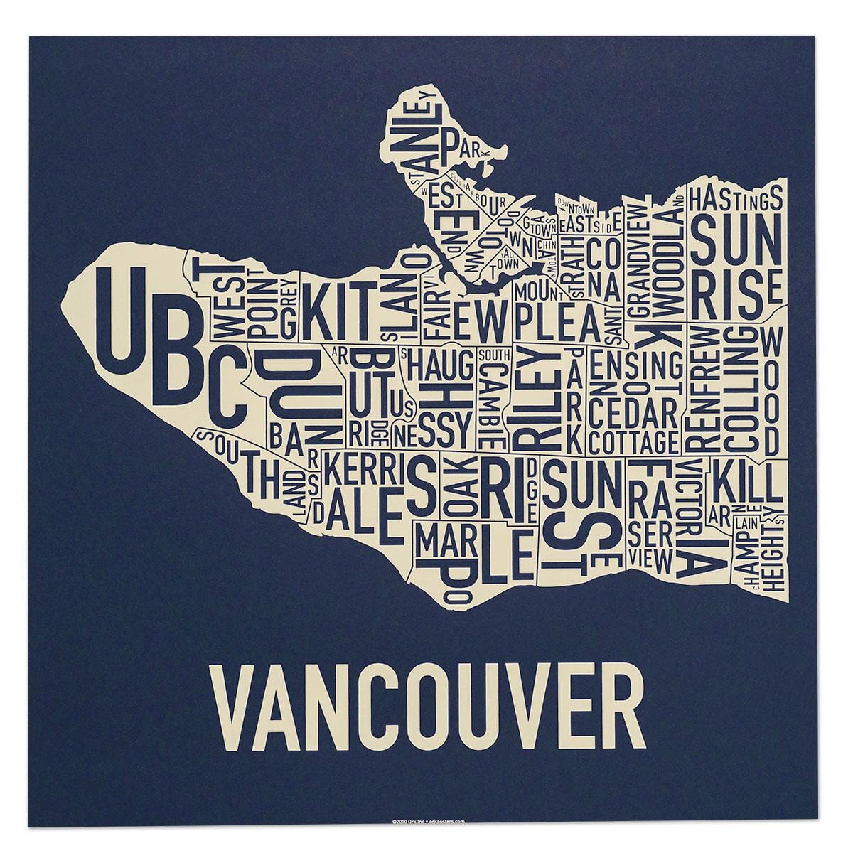 Térkép vancouver nyomtatás