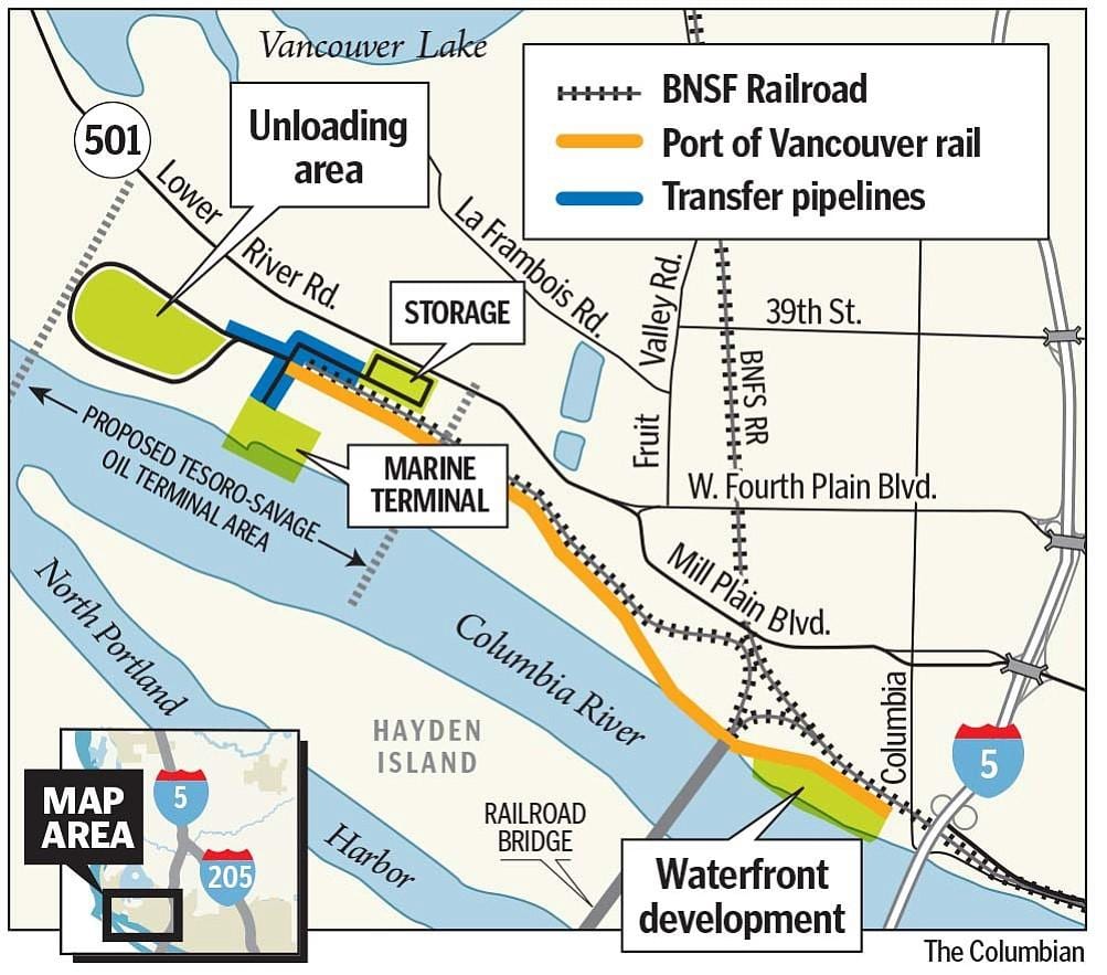 vízparti vancouver térkép
