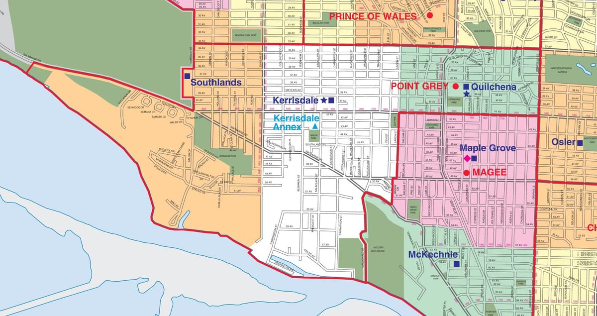 vancouver vízgyűjtő térkép