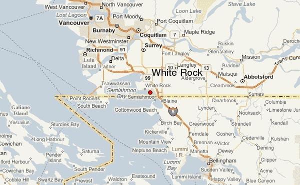 Térkép white rock vancouver