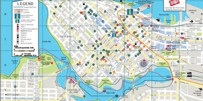Vancouver kanada látnivalók térkép