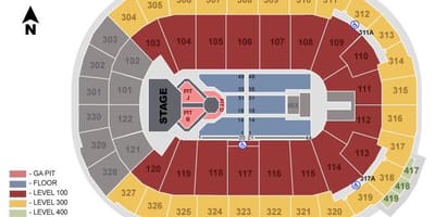 Rogers aréna vancouver ülő térkép