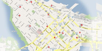 Térkép bolt vancouver