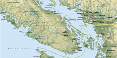 Térkép vancouver bc terület