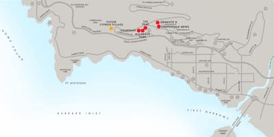 Térkép west vancouver bc