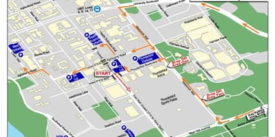 Térkép ubc parkoló