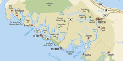 Térkép ucluelet vancouver-sziget