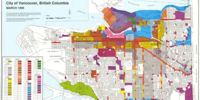 West vancouver övezeti térkép