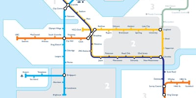 Térkép vancouver árutovábbítási zóna
