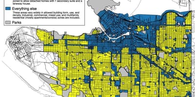 Zóna térkép vancouver