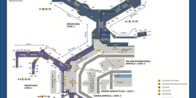 Vancouver terminál térkép