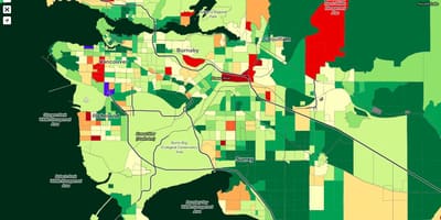 Térkép vancouver demográfia