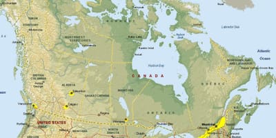 Térkép vancouver határátkelőhely