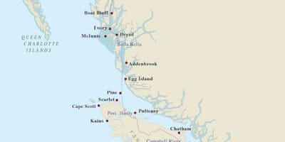 Térkép vancouver island világítótorony
