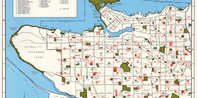 Térkép vancouver közösség