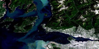 Térkép műholdas vancouver