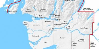 Vancouver cső térkép