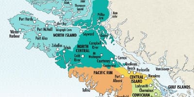 Térkép vancouver-sziget pincészetek
