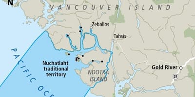 Térkép vancouver-sziget első nemzetek