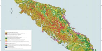 Térkép vancouver-sziget geológia